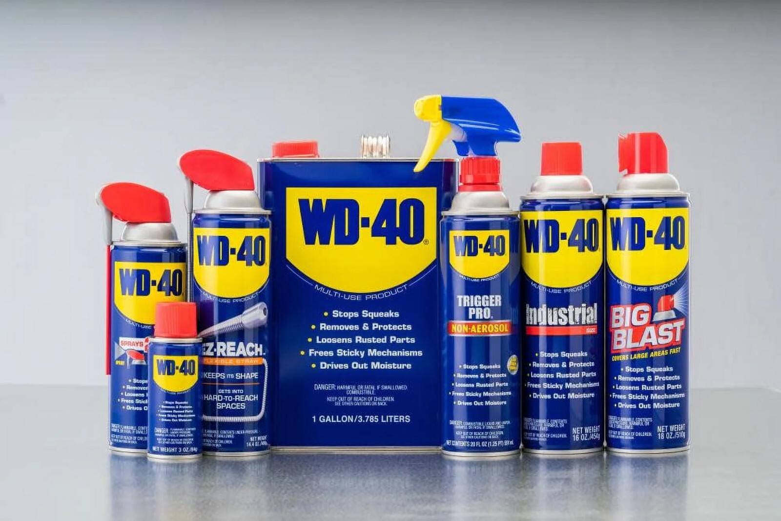 WD-40 Multi-Use Product Multi-Use Product Displaces Moisture, 1 Gallon