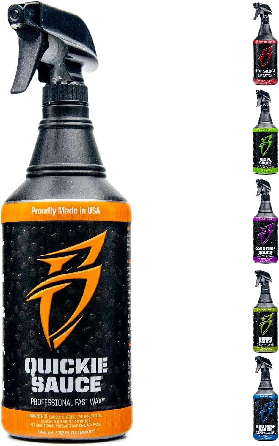 Quickie Sauce Premium High-Gloss Fast Wax, 32 Oz., for Boats, Rvs, Powersport Ve