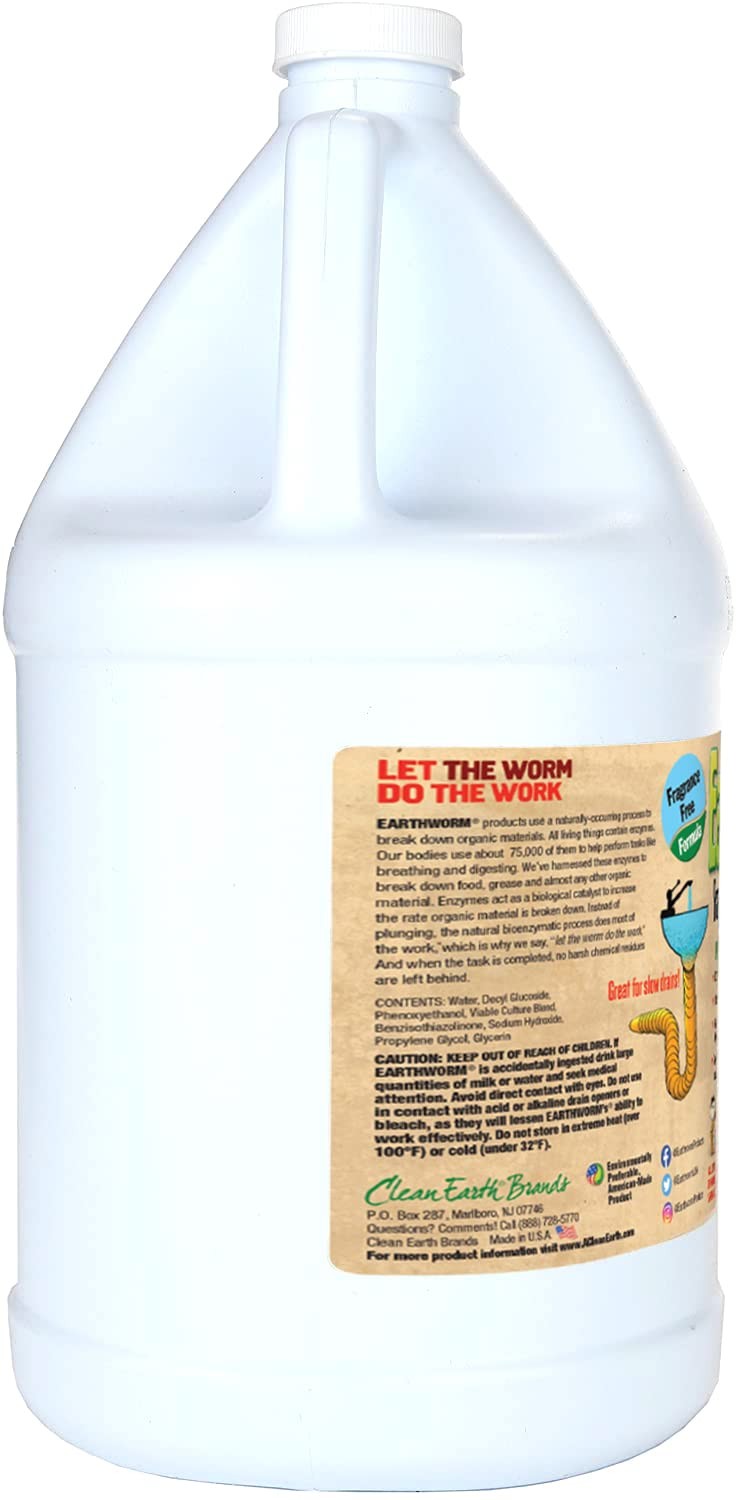 Fragrance Free Drain Cleaner – Drain Opener – Natural Enzymes, Environmentall…