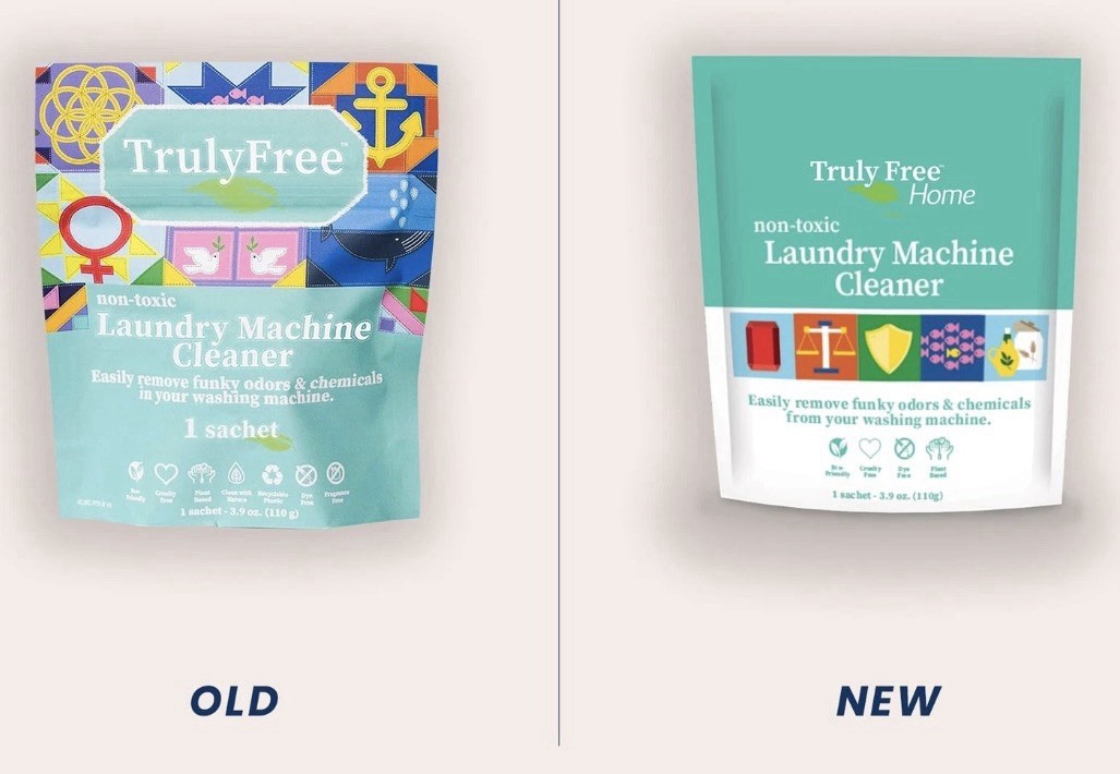 Truly Free Home Laundry Washing Machine Cleaner Powder Cleans Washers Non-toxic