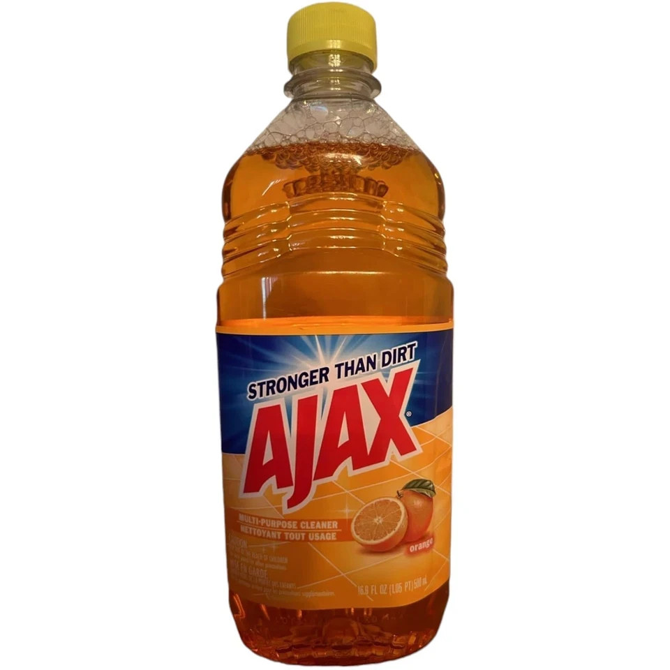 ( LOT of 8 Bottles ) Ajax ORANGE All Purpose Cleaner 16.9 oz Ea Bottle