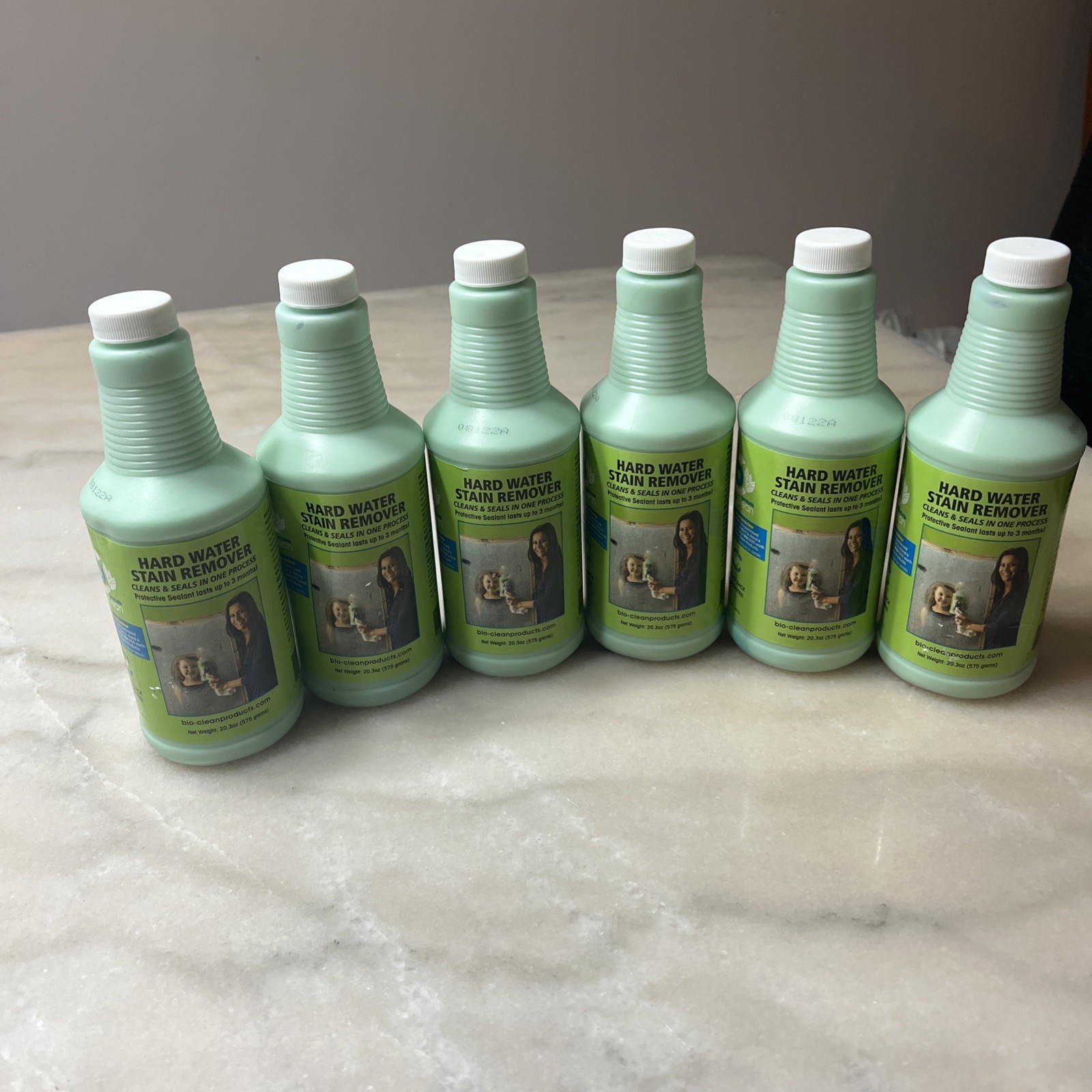 Pack of 6 Bio Clean Eco Friendly Hard Water Stain Remover The Green Stuff 20 Oz
