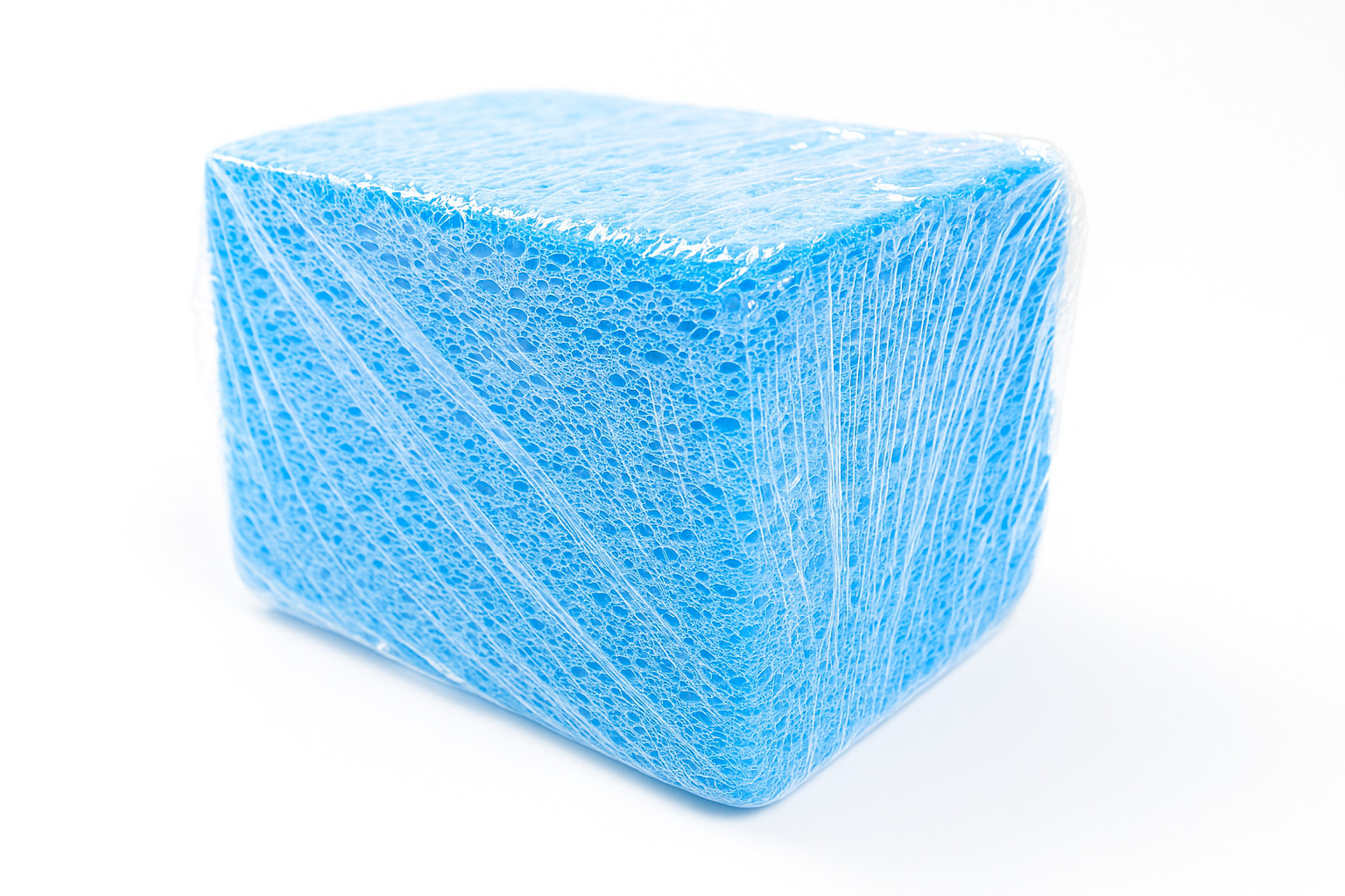 Synthetic Sponge 3-Pack Blue, Non-Abrasive | Auto + Industrial Cleaning Use