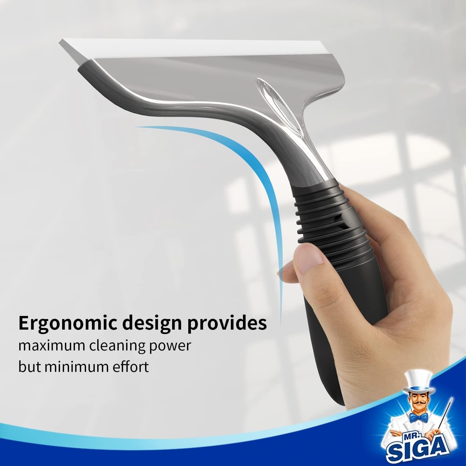 Durable Silicone Squeegee – Ergonomic Design for Effortless Streak-Free Finish