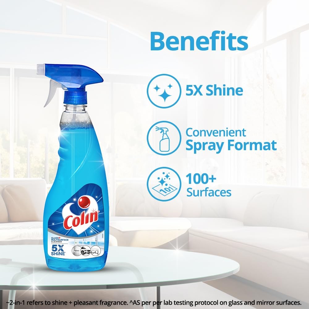 Colin 1L Glass & Surface Cleaner – India’s #1 All-Purpose Cleaner