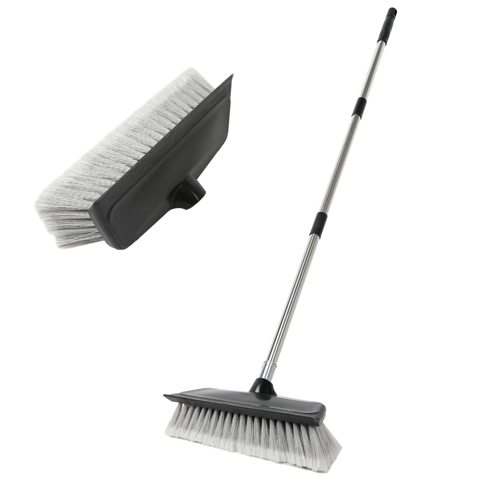 50 Dip Car Wash Brush with Long Handle for Washing Cleaning House Siding Solar