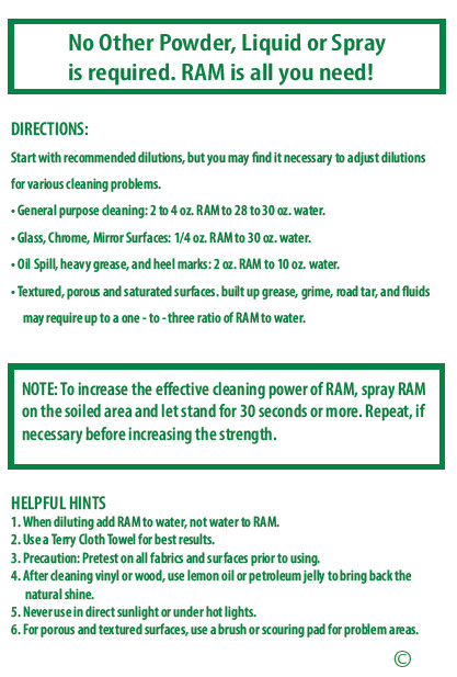Ram All Purpose Cleaner Concentrate – 1 Quart