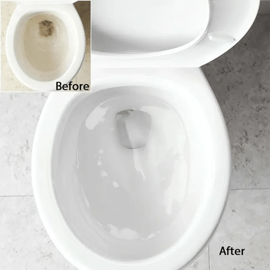 Magnetic Toilet Bowl Cleaner 1/2pcs Chemical Free No Stain Freshener Cleaner