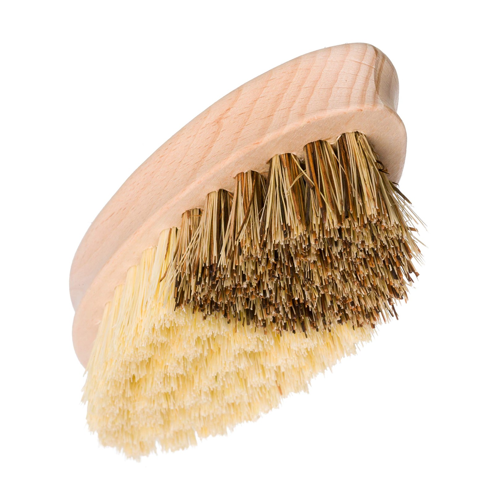 Hard and Soft Side Vegetable Brush – Beechwood Handle – 2 Different Bristle Stre