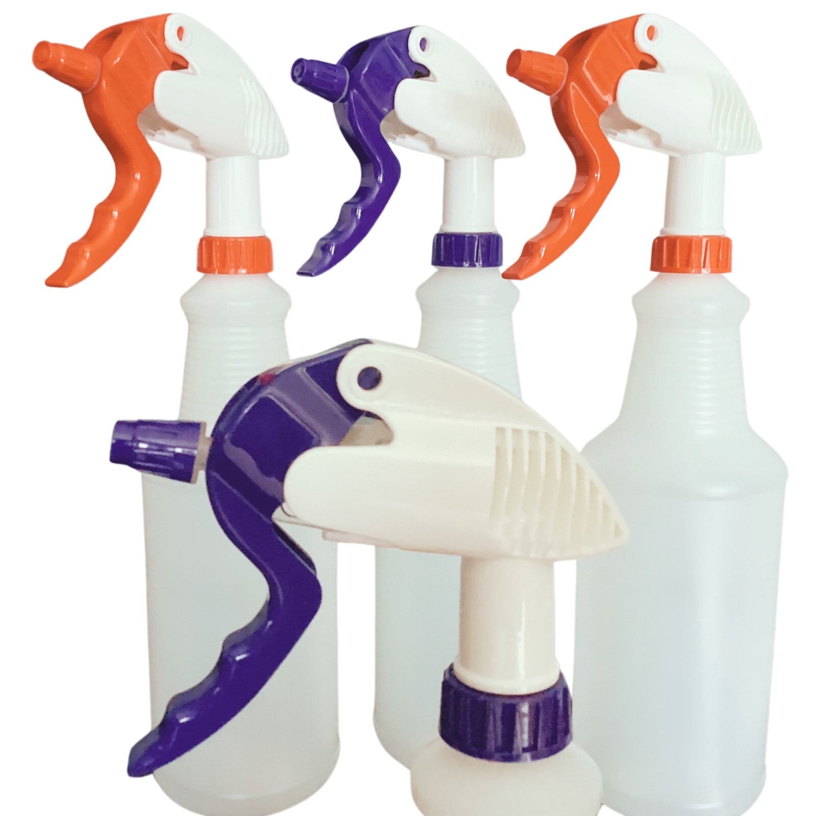 Plastic Spray Bottle Heavy Duty Commercial, 4PK 32 Oz Empty Spray Bottles