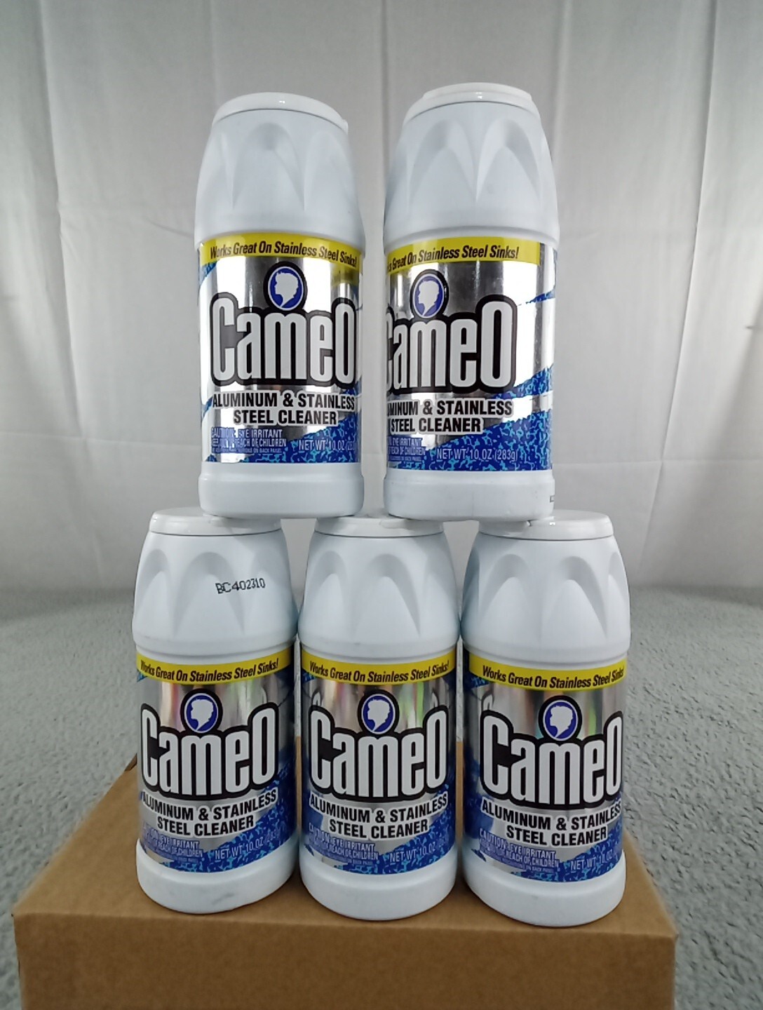 5x Cameo Aluminum & Stainless Steel Cleaner Original Old Formula 10oz Each