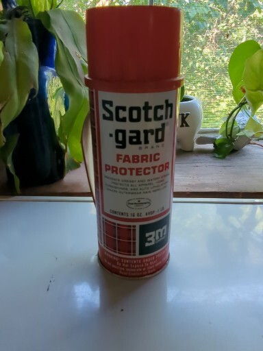1960’s Scotch Guard empty bottle Fabric Protector Spray 3M 16 oz. Almost Full
