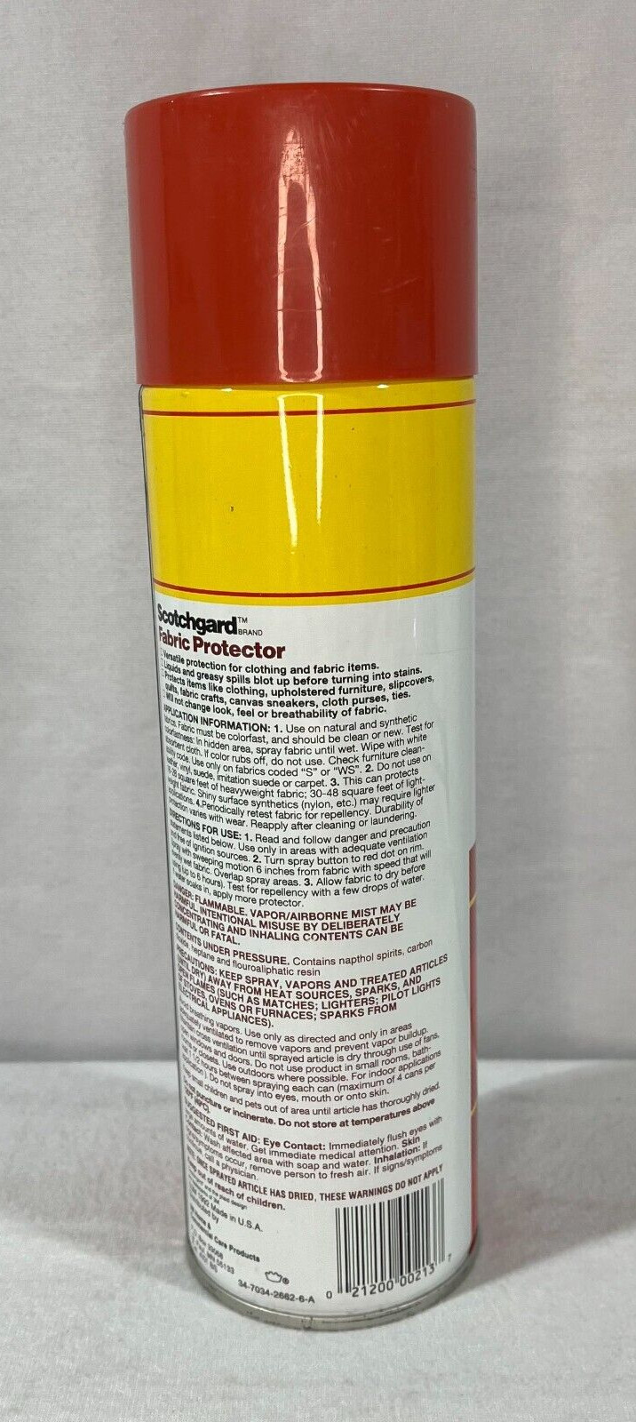 New 3M Scotchgard Fabric Upholstery Protector 13oz Original Formula 1992, Repels