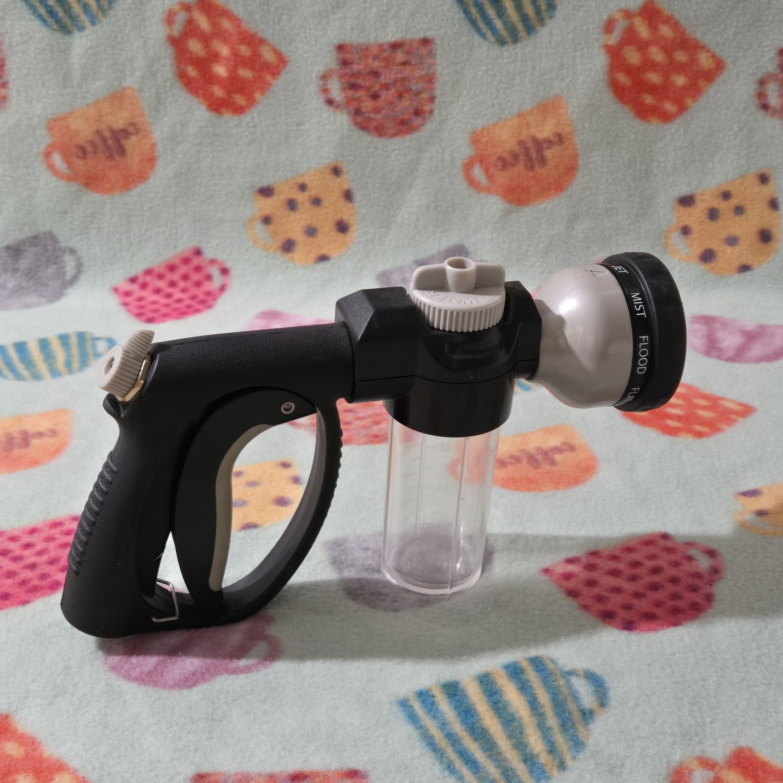 9-Pattern Car Wash Nozzle with Built-In Soap Dispenser Adjustable Spray