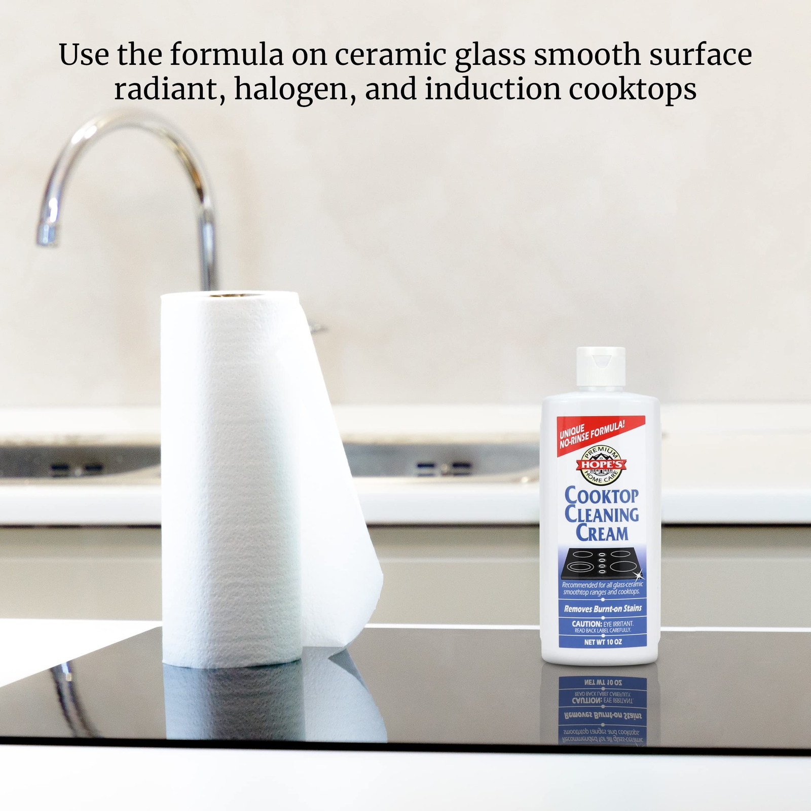 Cooktop Cleaning Cream Fast Acting Norinse Cooktop Cleaner For Glass Ceramic Coo