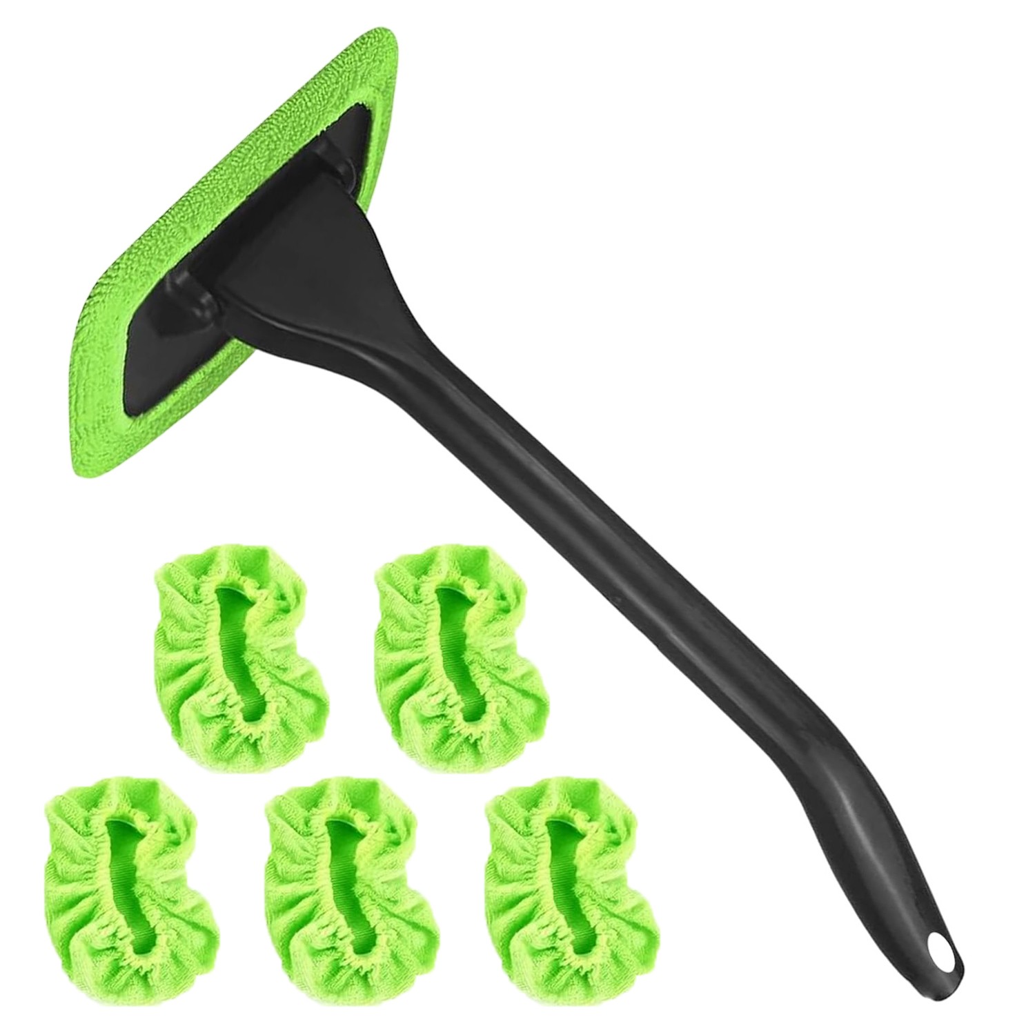 Car Windshield Cleaning Tool, Windshield Window Cleaner with 5 Washable