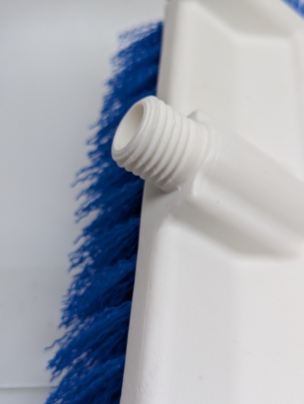 Lot of 6 Extra Heavy Duty Deck Scrubber Cleaning Brush Blue Bristles Replacement