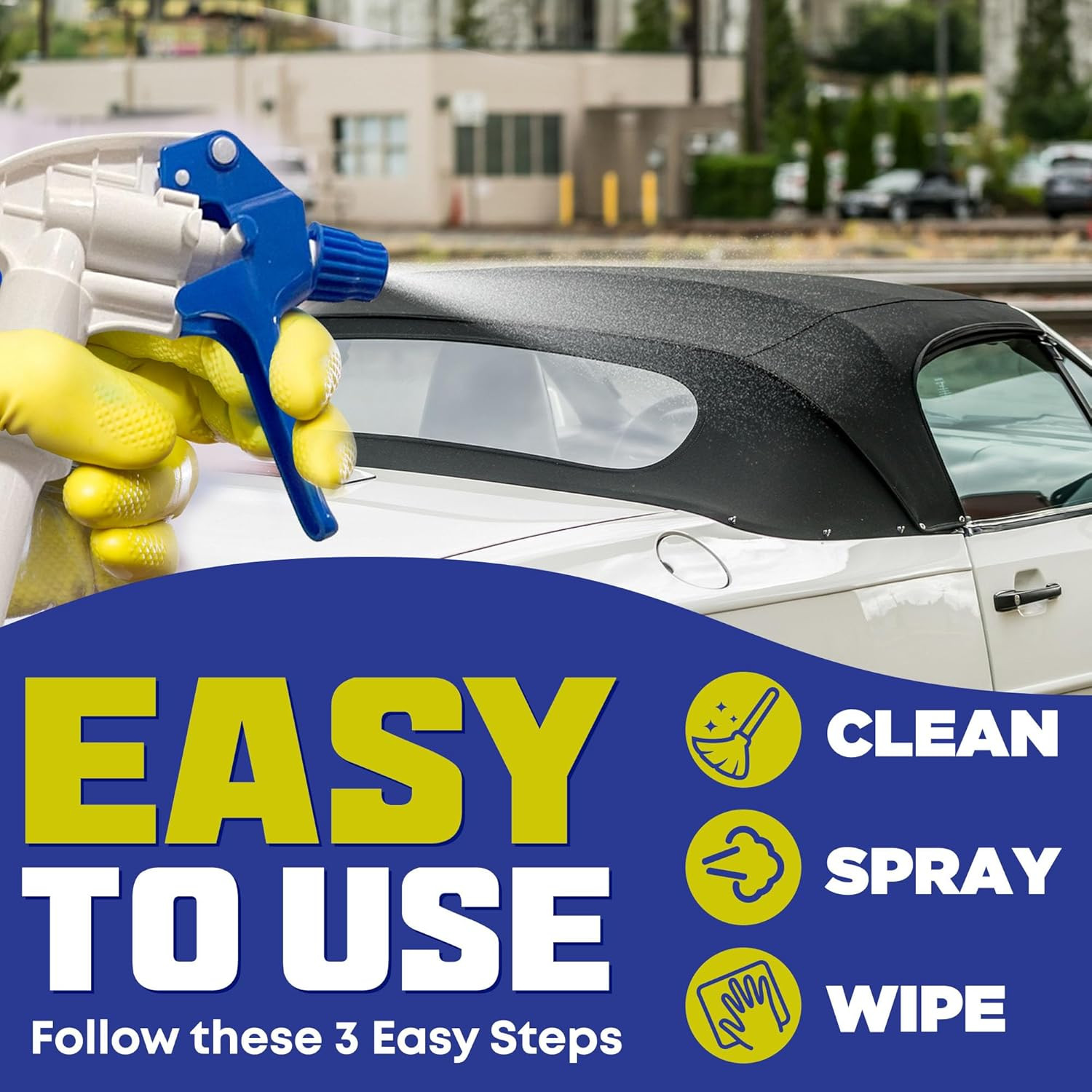 UV Protection Spray for Outdoor Surfaces – Helps Reduce Fading, Cracking, and St