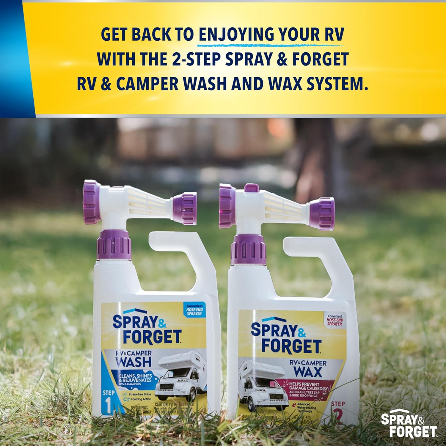NO RUBBING or BUFFING REQUIRED: Evenly Apply RV & Camper Wax over Entire RV …