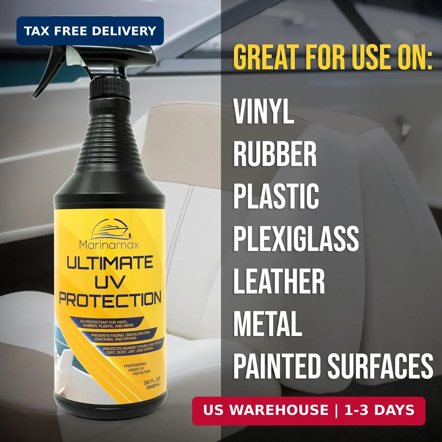 Ultimate UV Protection Spray 32 Oz | UV Protector for Outdoor Surface Sun Protec