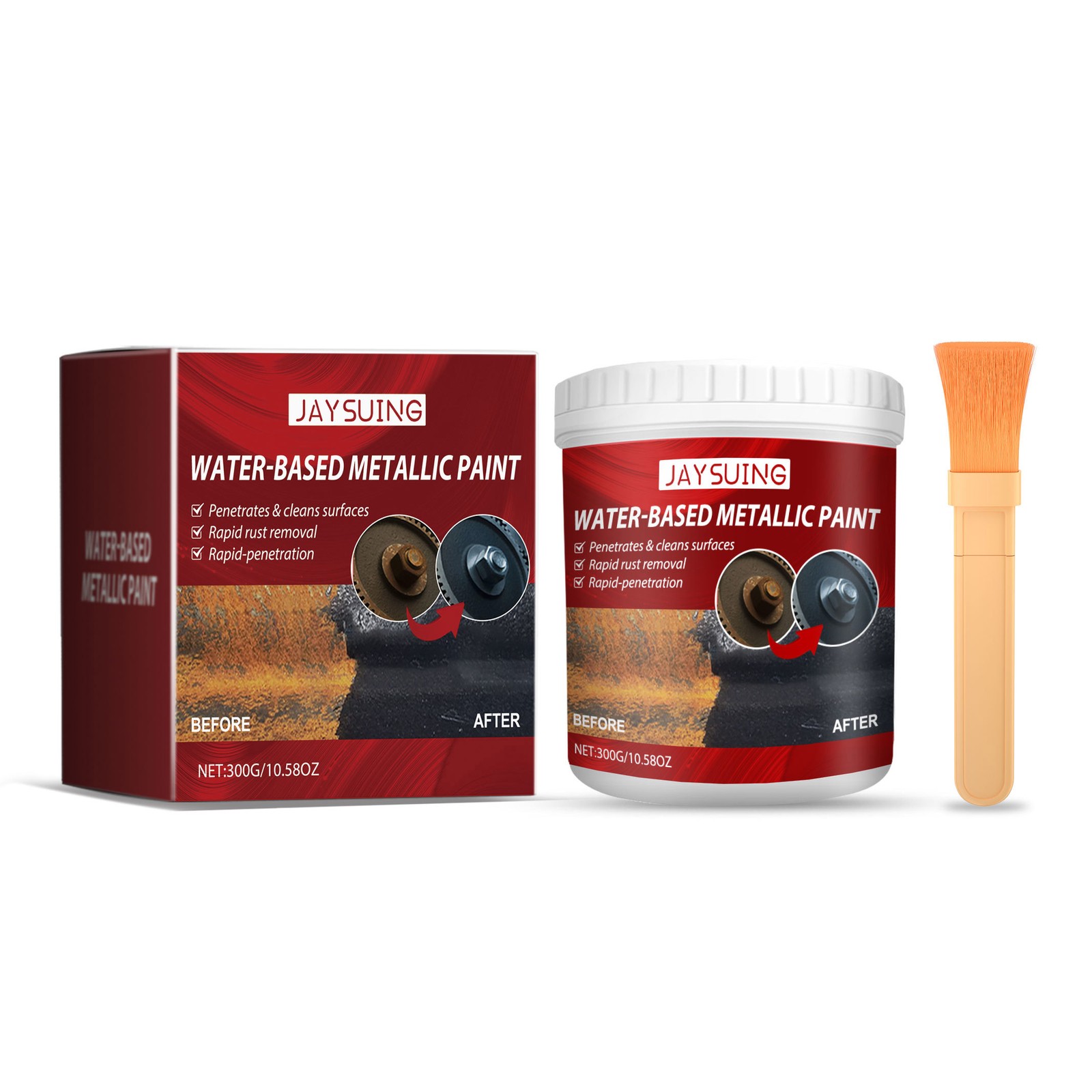 Radiator Anti Corrosion Primer – 300g Metal Paint Anti Rust Renovation 🧼