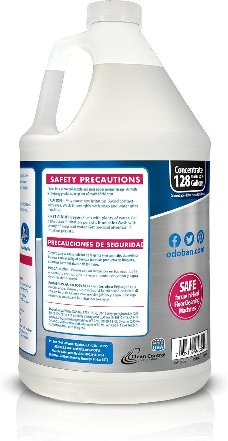 Pet Solutions No Rinse Neutral Ph Floor Cleaner Concentrate, Made in the USA, Sp