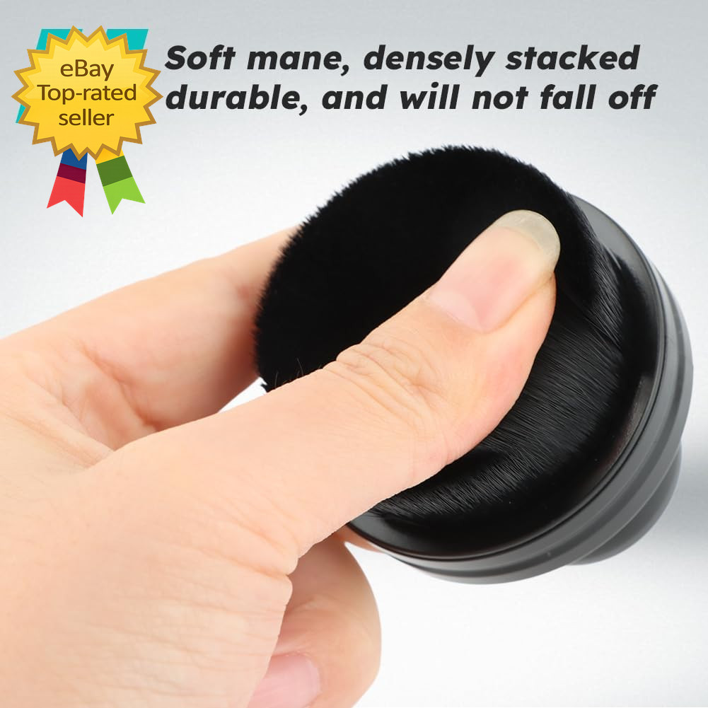 Auto Detail Brush Set 2 Pack Tire Shine Applicator High Density Car Wash Kit