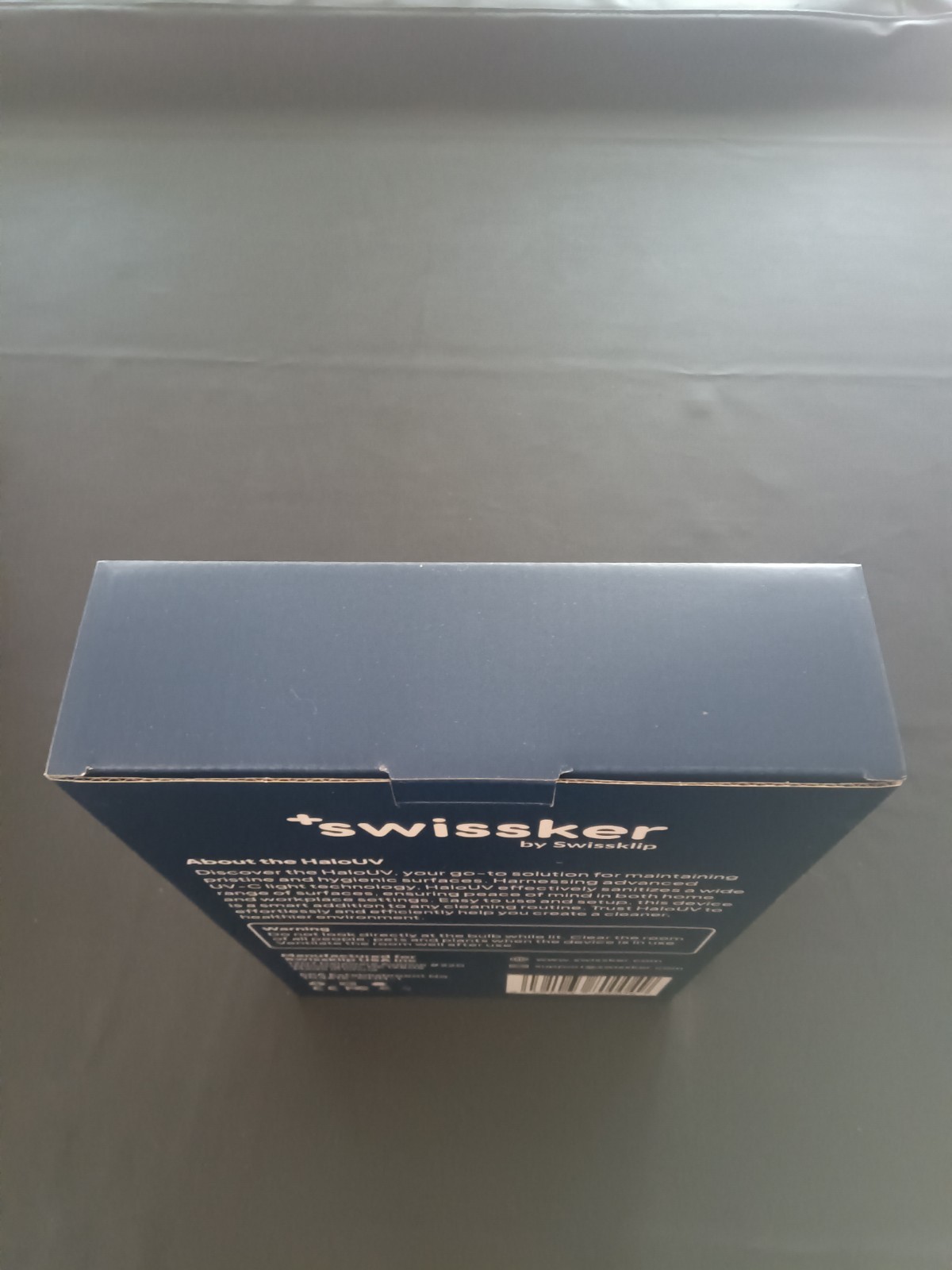 swissker HaloUV UV-C Sanitizer Light for Surfaces w/ Remote, CE FCC RoHS