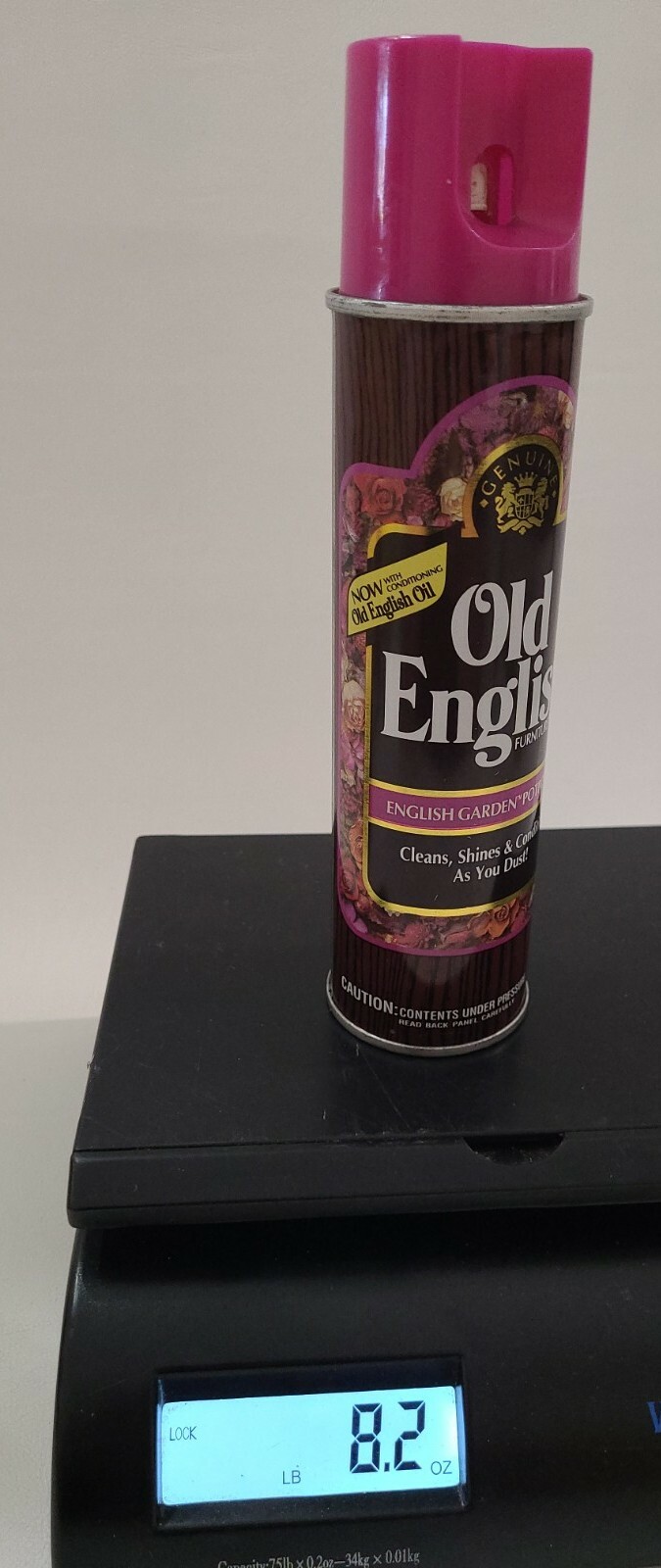 Vintage 1993 Old English Garden Potpourri Furniture Polish Spray Movie Prop HTF