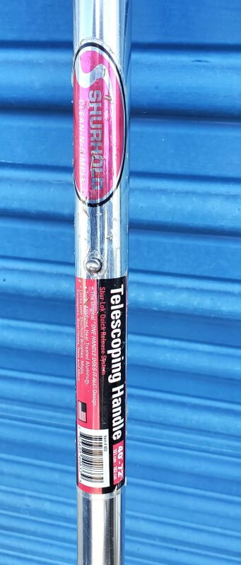 SHURHOLD Heavy Duty Deck Brush w/ Telescoping Handle 40″-72″ (101cm-182cm) Used