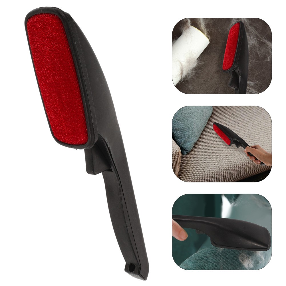 Black Clothes Dust Static Remover Lint Hair Cleaner Rotatable Brush