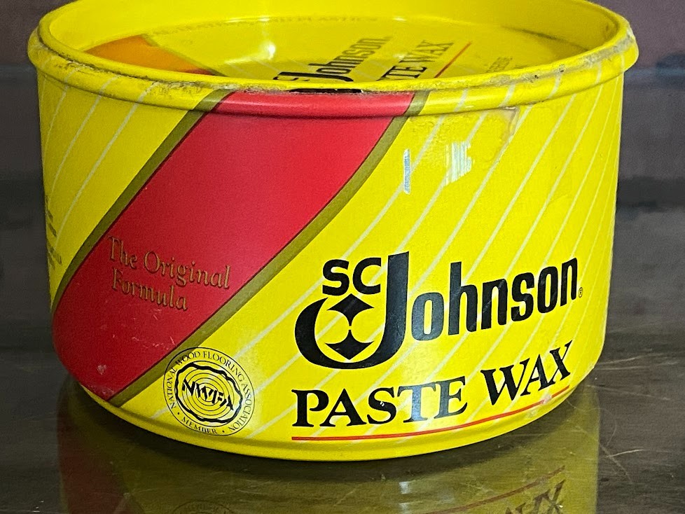 SC Johnson Wood Paste Wax Original Formula 16oz Open/Used
