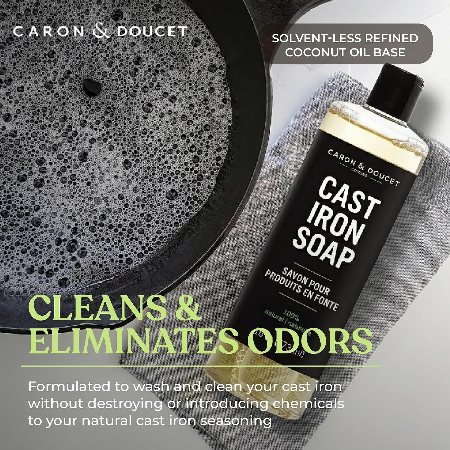 Natural Cast Iron Cleaning & Conditioning
