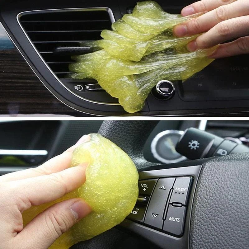 Newauto Car Cleaning Pad Glue Powder Cleaner Magic Cleaner Dust Remover Gel Home