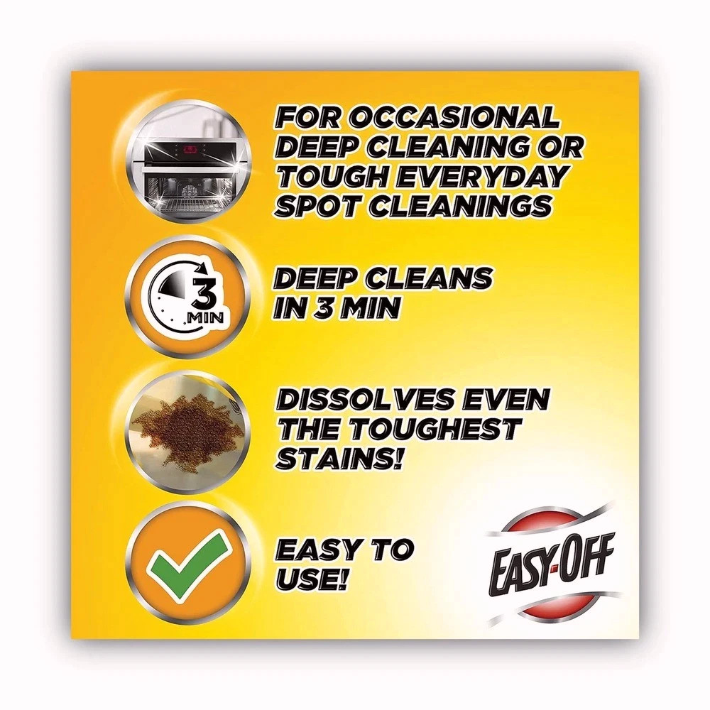 EASY-OFF 87980 14.5 oz. Heavy Duty Foam Oven Cleaner – Fresh Scent (6/CT) New