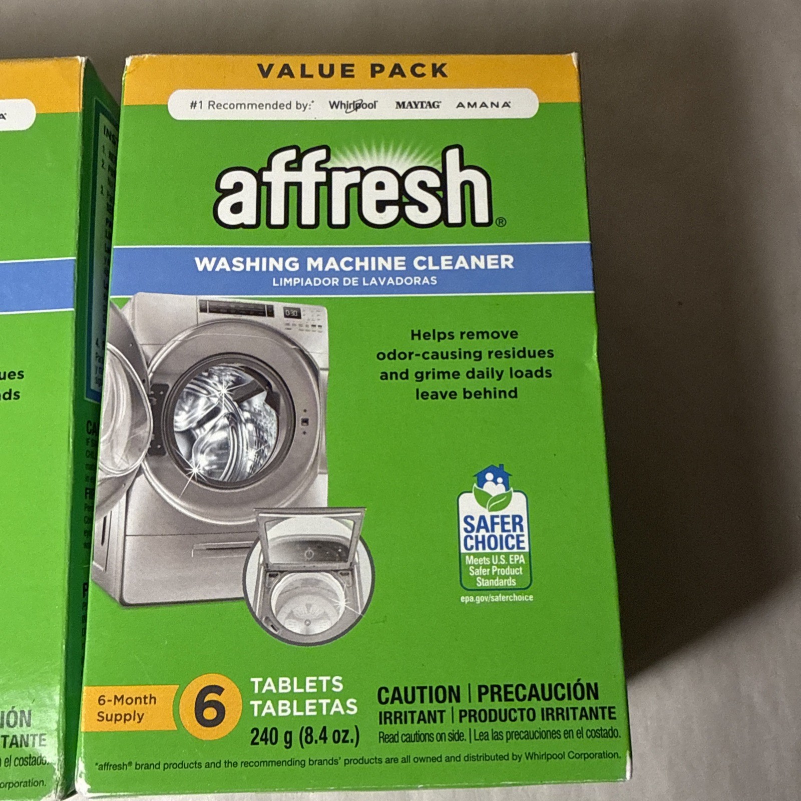 Affresh Washing Machine Cleaner, 18 Month Supply, (3) 6 tablet boxes – FREE SHIP
