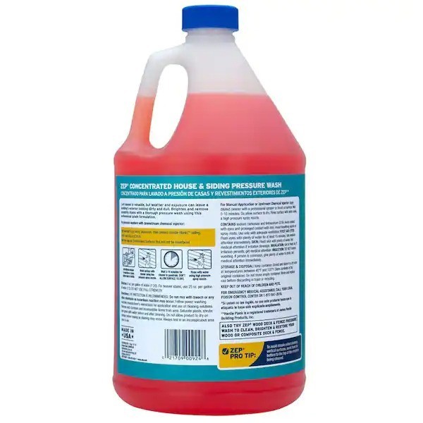 Zep House & Siding Pressure Wash Concentrate Cleaner 1 Gallon