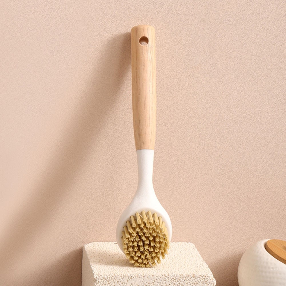 Eco Friendly Design Ergonomic Handle Dish Scrubber Made from Recycled Materials