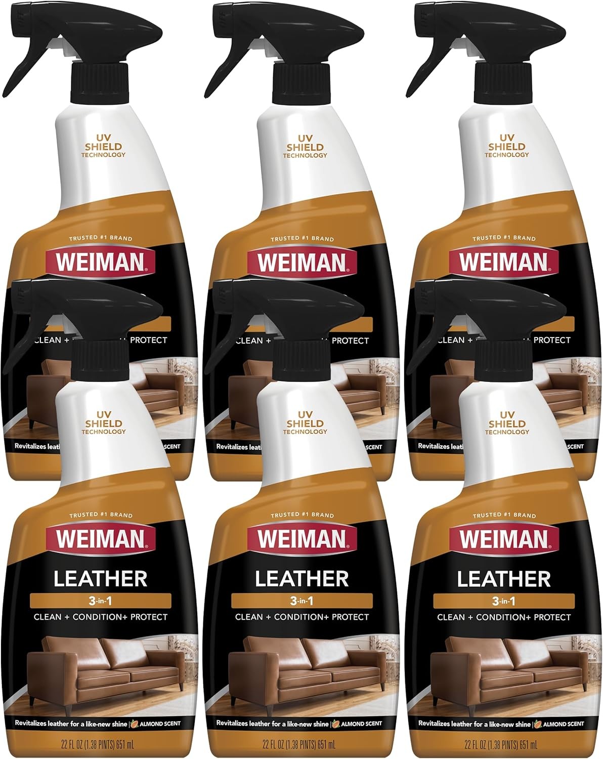 Leather Cleaner & Conditioner Cleans Restores & Protects Leather UV Protection
