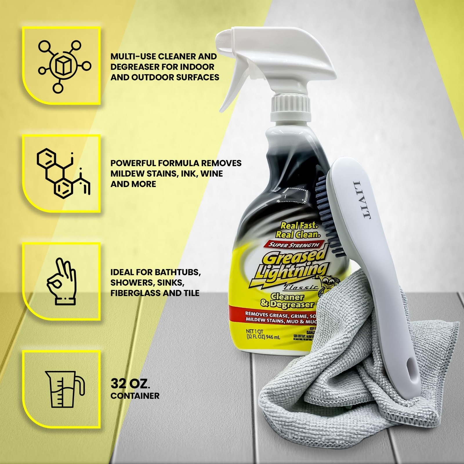 Greased Lightning 32 oz. Super Strength Classic All-Purpose Cleaner and Degrease