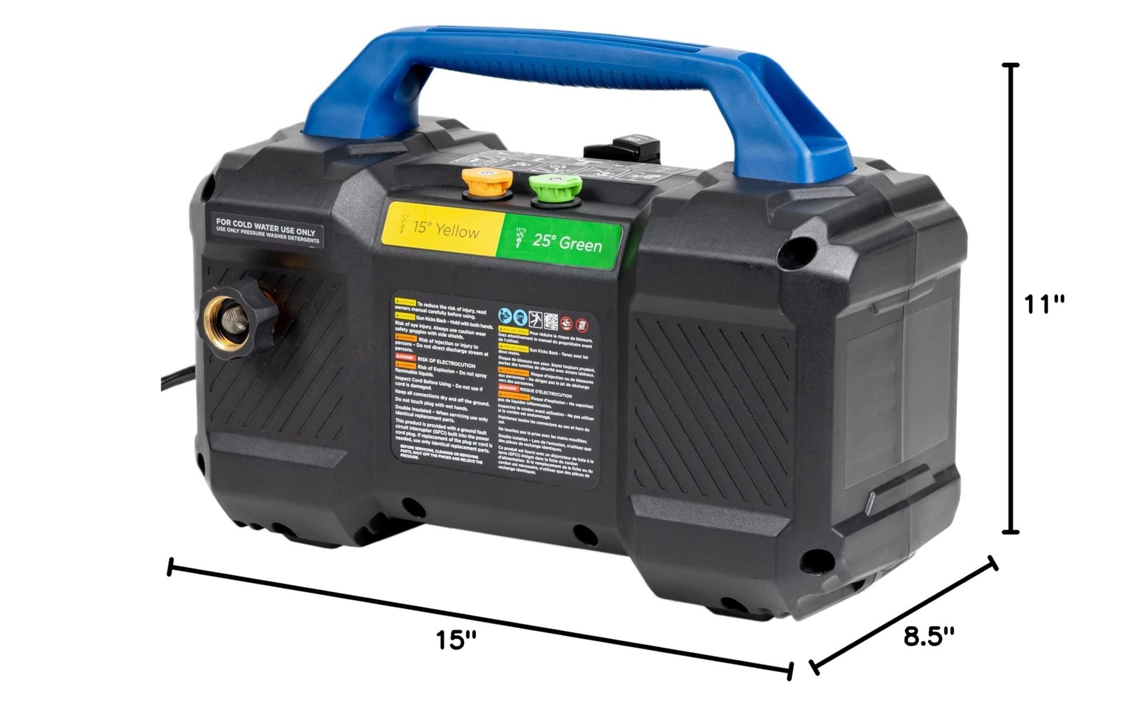 Westinghouse ePX3100v Electric Pressure Washer 2100 PSI 1.76 GPM Foam Cannon