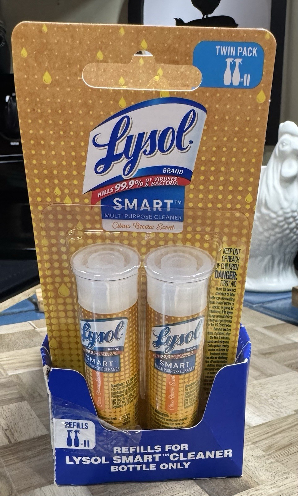 Lysol SMART Multi-Purpose Cleaner 2 Count Refill Cartridge, Citrus Breeze