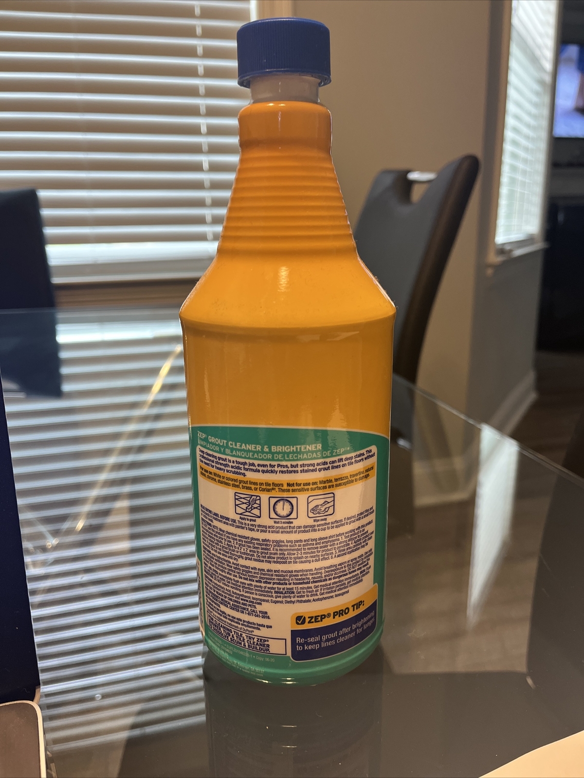 Zep professional Grout Cleaner & Brightner, 32 Fl Oz New