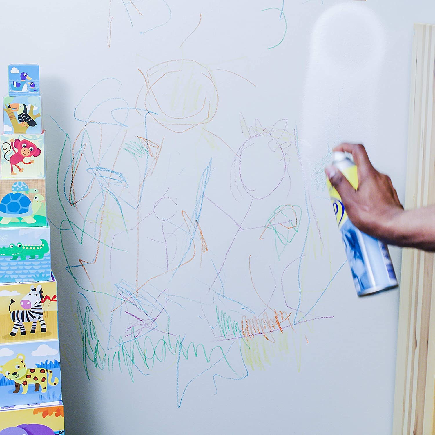Foaming Wall Cleaner – Scrub free for crayons, grease, fingerprints, formula 18