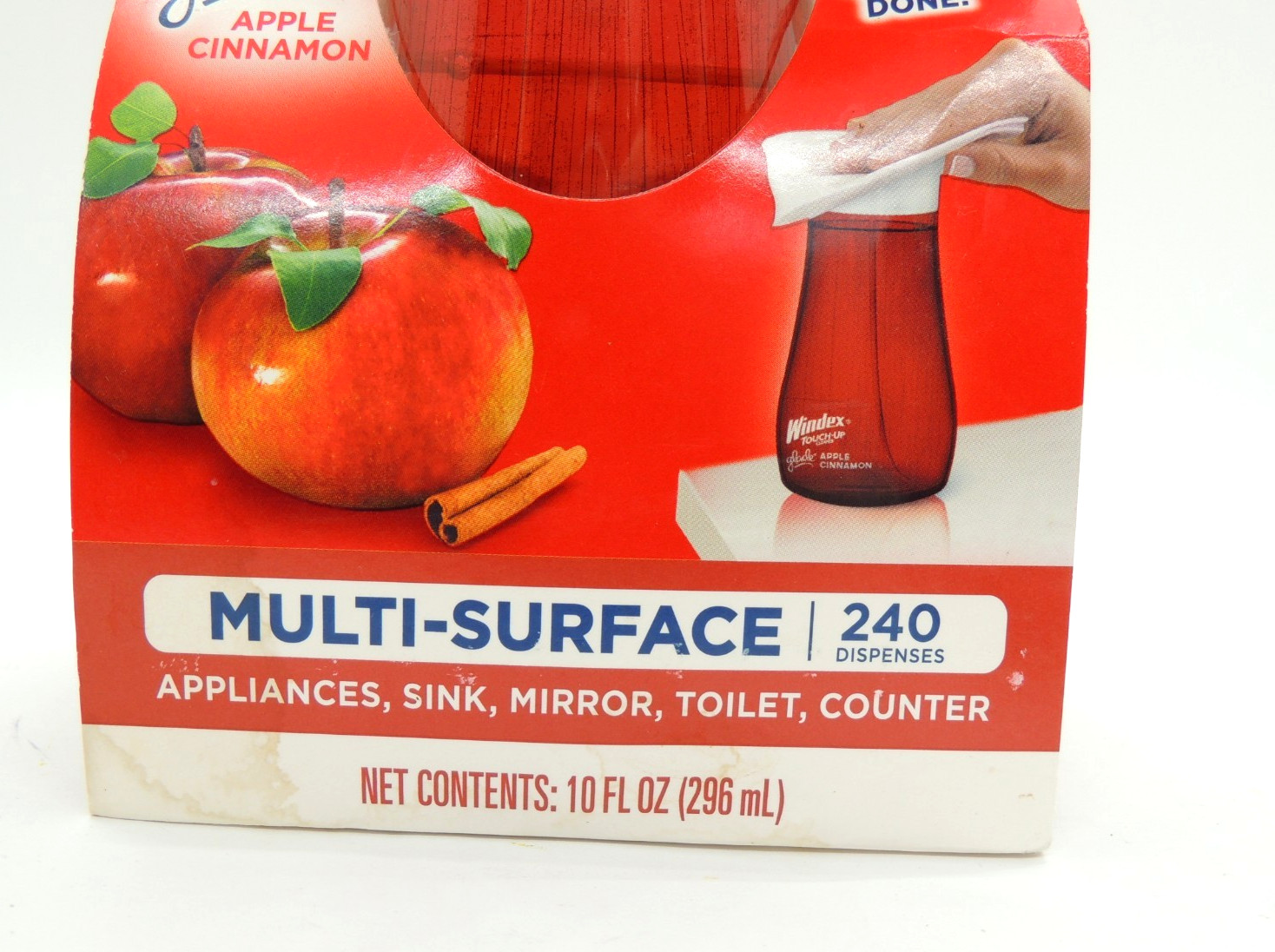 Windex Touch-Up Cleaner Glade Apple Cinnamon Multi-Surface 10 oz New In Package