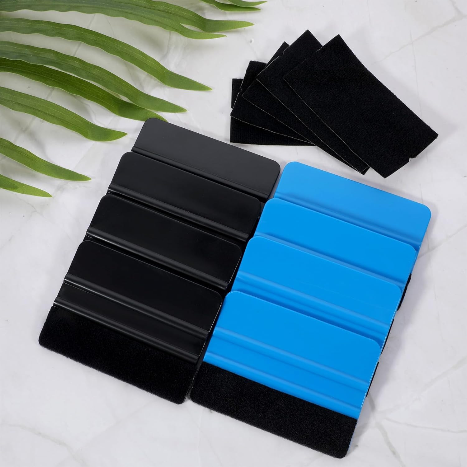 20 Pack Vinyl Squeegee with 20PCS Squeegee 4 Inch Felt Fabric Squeegee Decal