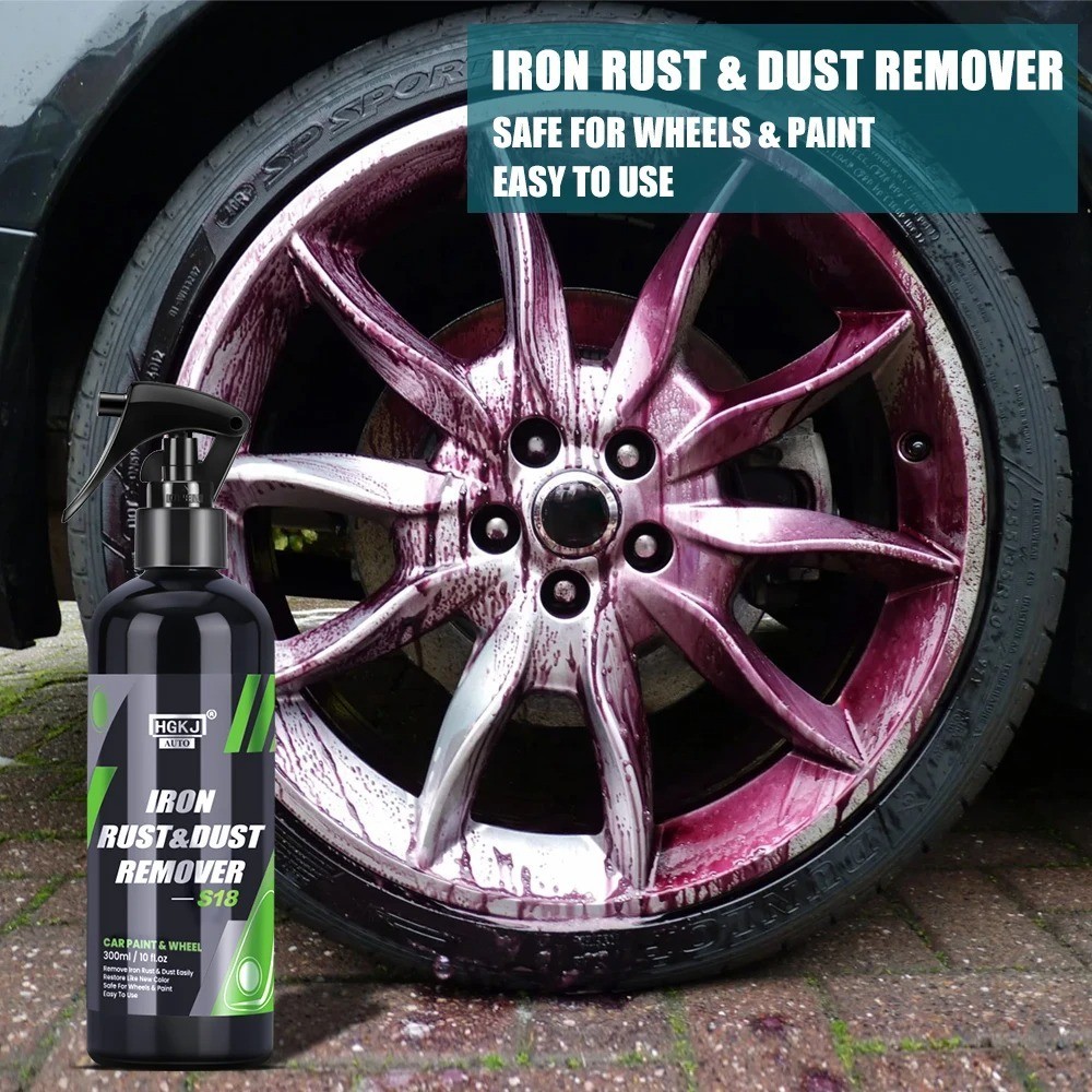 HGKJ Iron Remover Spray Wheel Cleaner Rust Dust Fallout Remover 50-300ML