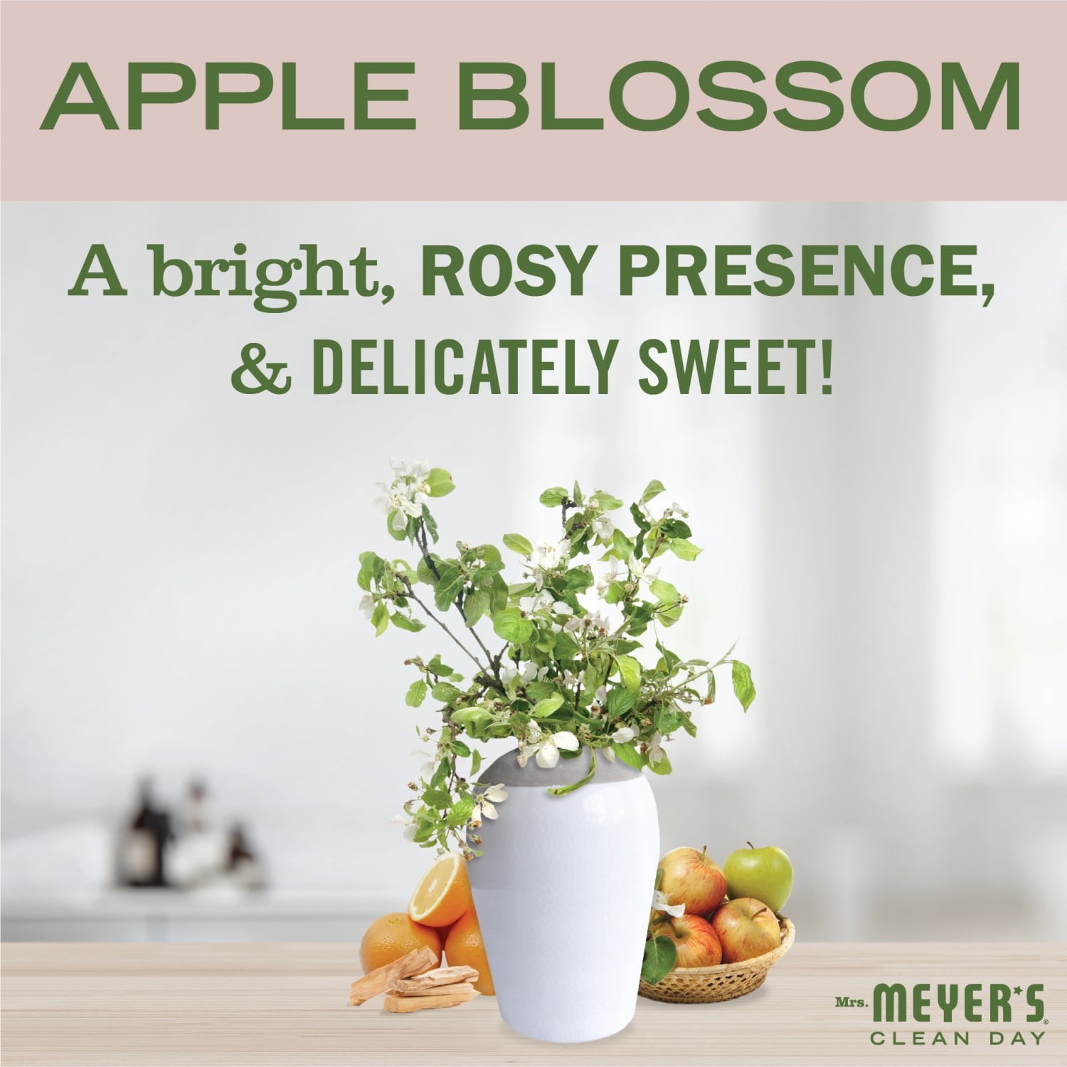 (3 pack)Vinegar Gel Cleaning Spray, Bathroom Use, No-Rinse Formula,Apple Blossom