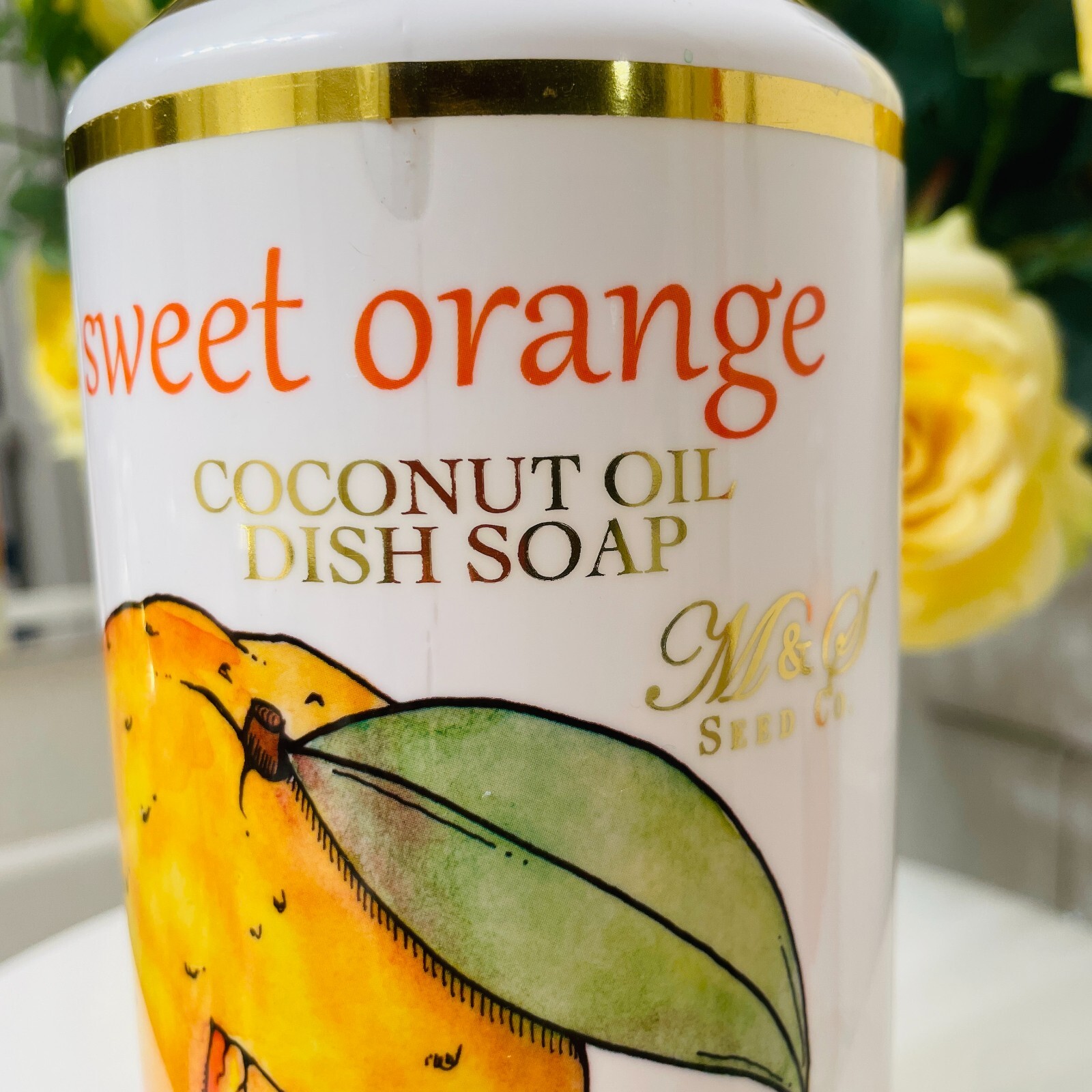 4X Home & Body Co Meyer Lemon Lime Verbena Sweet Orange Grapefruit Gel Dish Soap