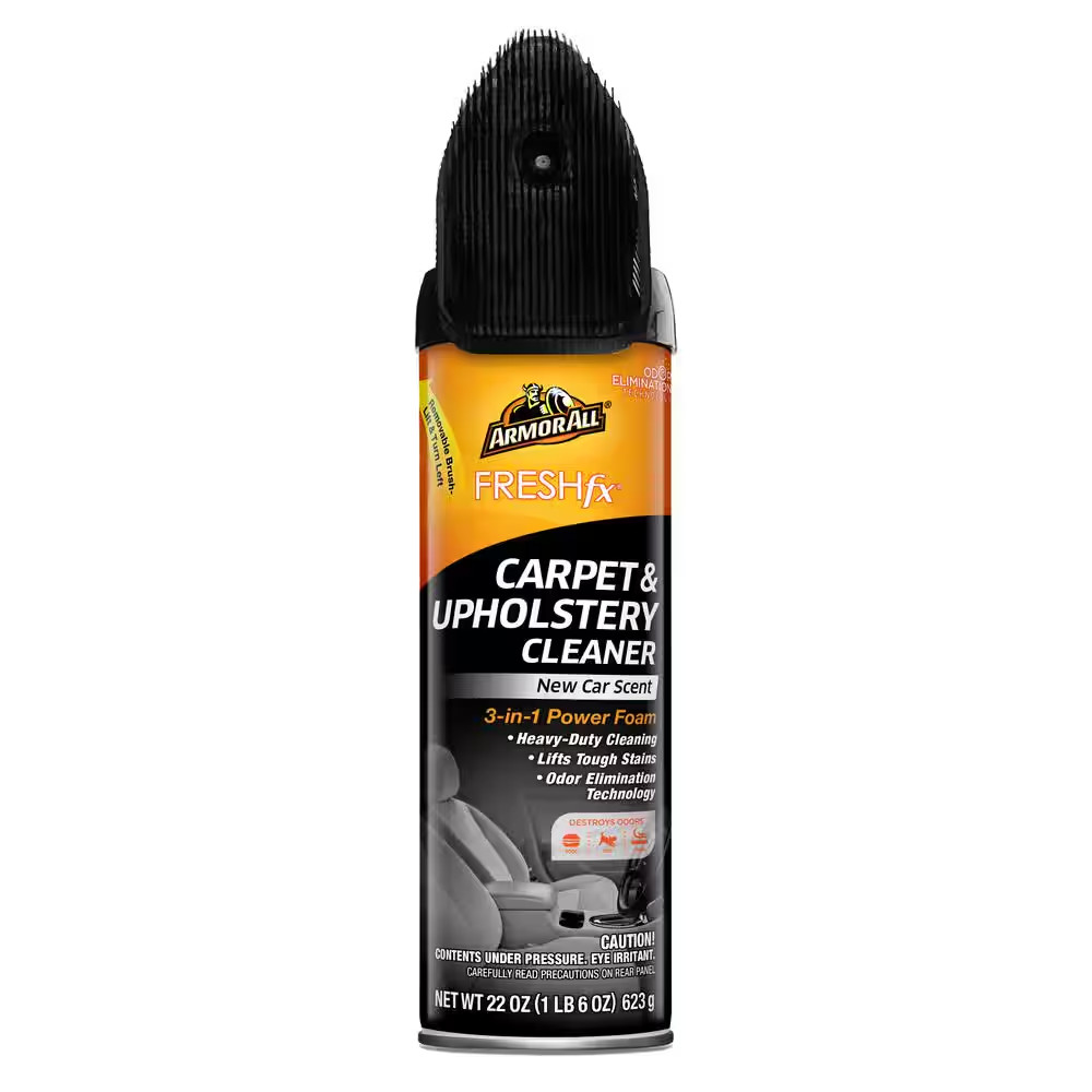 Fresh Fx 22 Oz. Power Foam Carpet and Upholstery Cleaner – New Car Scent